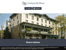 Tablet Screenshot of lambertvillehouse.com